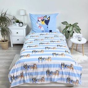 Jerry Fabrics pamut ágynemény Bluey, 140 x 200 cm,70 x 90 cm