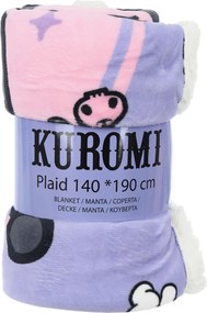 Hello Kitty Kuromi sherpa takaró 140x190 cm