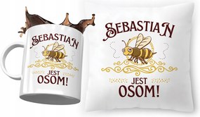 Sebastian párna ajándék bögre szett fényképes nyomtatással