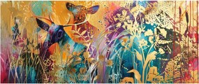 Kép - Absztrakt festmény a természetről (120x50 cm)