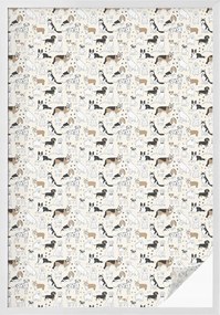 Ablakfólia Szélvédő Adatvédelem Kutya minták 100x146 cm