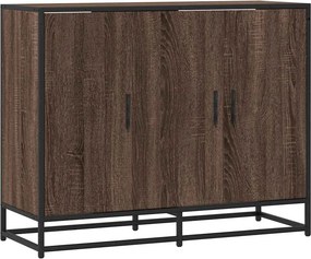 vidaXL barna tölgyszínű szerelt fa tálalószekrény 94x35x76 cm