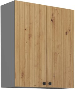 Felső konyheszekrény Avantoe 80 G-90 2F (artisan tölgy + antracit). 1049640
