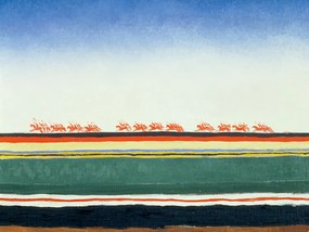 Reprodukció Red Cavalry, Kazimir Malevich