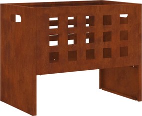 vidaXL Tűzrakó Barna 50 x 30 x 40 cm Acél
