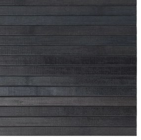 négyszögletű szürke bambusz szőnyeg 100 x 200 cm