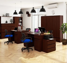PC asztal Bahadur (wenge). Akció -16%. 1068923
