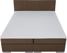 Boxspring ágy, barna, 160x200, ADARA