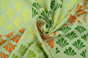 Mikroszatén ágyneműhuzat VELLARI, zöld Ágyneműhuzat mérete: 70 x 90 cm | 140 x 200 cm