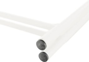 Kisasztal levehető tálcával, fehér, RENDER