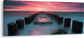 Kép - Sziklák a tenger (120x50 cm)