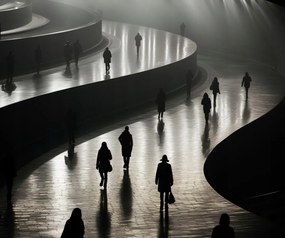 Poszter 60x50cm Sugárzás az árnyékban