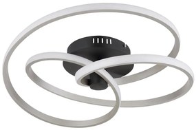 Globo 67183-40N - LED Felületre szerelhető csillár GLYXAR LED/40W/230V króm/fekete