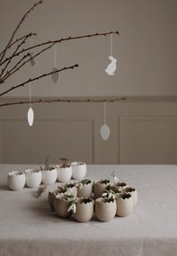 Húsvéti tojásdísz, fehér színű - COOEE