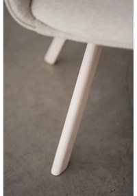 Bézs kárpitozott étkezőfotel szett 2 db-os Alison – Rowico