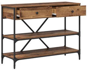 Konzolasztal Régi fa 100x34.5x75 cm Mérnöki fa