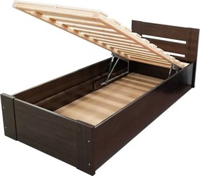 Nobis fenyő ágyneműtartós ágy 90x200