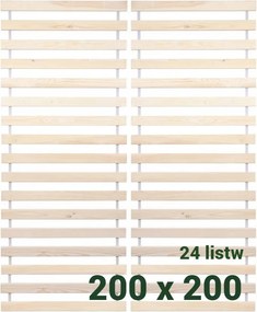 Ágyrács 200X200cm(2x100) Gyártó+ajándék!