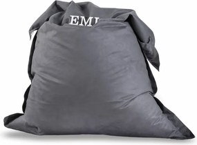 EMI szürke velúrszövet ülőzsák