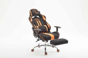 Limit szövet gamer szék lábtartóval, nyak- és derékpárnával
