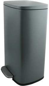 Spirella Pedálový odpadkový koš soft-close Akira50 l, matt grey, 50 l