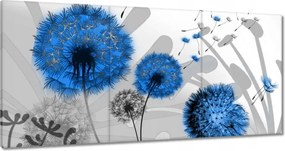 Vászonkép 180x90 Kék pitypangok