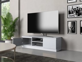 Aldabra RTV120 TV állvány, 120x36x40 cm, fehér
