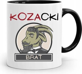 Bögre Fekete Ajándék Testvérnek Kozák Testvér nyomott mintával