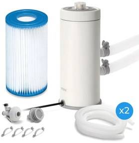 Szűrőszivattyú úszómedencéhez 2006L/h + szűrők és szerelőelemek INTEX 26604