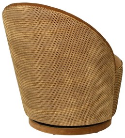 Madison barna bársony fotel - Dutchbone