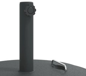 fogantyús kerek napernyőtalp rúdhoz Ø38 / 48 mm 25 kg