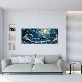 Kép - Az ég és a tenger festése (120x50 cm)