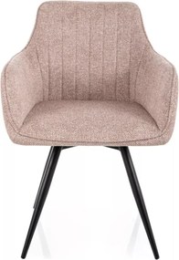 Ballo Leo szövet étkezőszék bézs forgatható üléssel