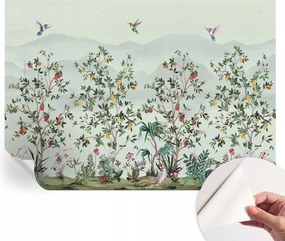 Dekoratív öntapadós fotótapéta irodába Egzotikus fák 312x219 cm