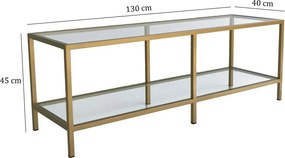 Basic Gold TV-asztal