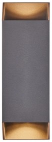Nordlux - Kültéri fali lámpa NICO 2xGU10/35W/230V IP54 antracit
