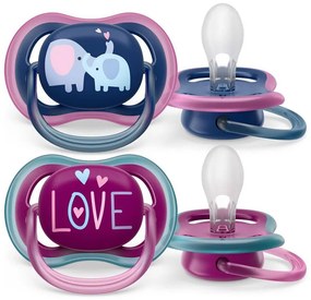 Baba cumi Ultra air Avent + 18 hónap - 2 darab lány elefánt