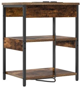 Éjjeli Szekrények 2 pcs Füstölt tölgy 41 x 31 x 51 cm Faanyag