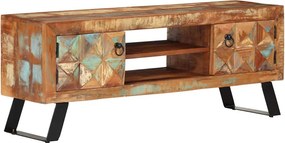 vidaXL tömör újrahasznosított fa TV-szekrény 112 x 30 x 45 cm