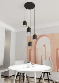 Emibig modern függeszték target fekete emi1400/4prem