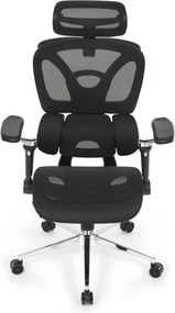 Irodai szék szinkronmechanikás fekete hálós KA-B2363 BK