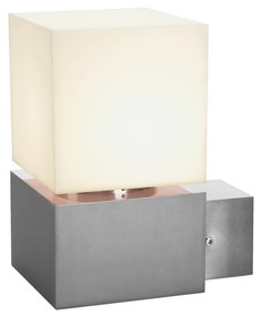 Kültéri Fali lámpa, rozsdamentes acél (inox), E27, SLV Square Wall 1000336