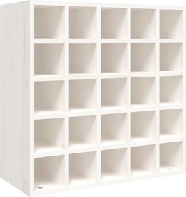 vidaXL tömör fenyőfa borszekrény fehér 56 x 25 x 56 cm