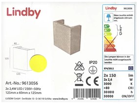 Lindby Lindby - LED Fali lámpa YVA 2xLED/2,4W/230V LW0946