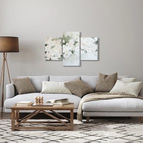 Kép - Fehér virág absztrakció (90x60 cm)