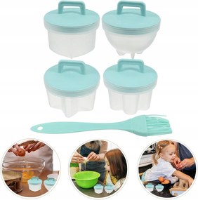 Műanyag Tojásformák Tojásfedővel 4db B1822