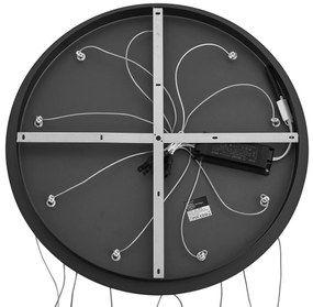 Design függőlámpa fekete 9-es LED-del, 3 lépésben dimmelhető - Vide Anella