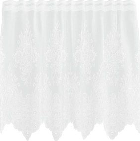 vidaXL Csipkés Függöny függönyökkel Fehér 80 x 150 cm Poliészter