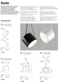 Redo 01-1828 - Csillár zsinóron DODO 5xE27/15W/230V pók