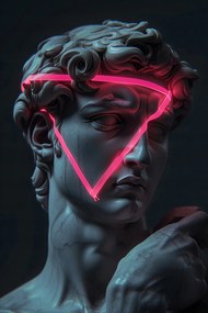 Poszter 30x45cm Neon Reneszánsz
